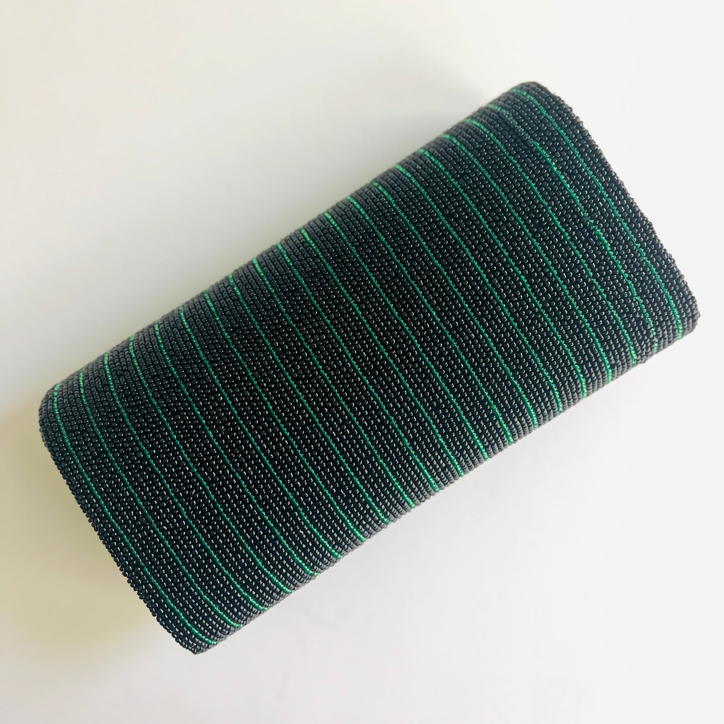 Champagne S’il Vous Plait Beaded Clutch