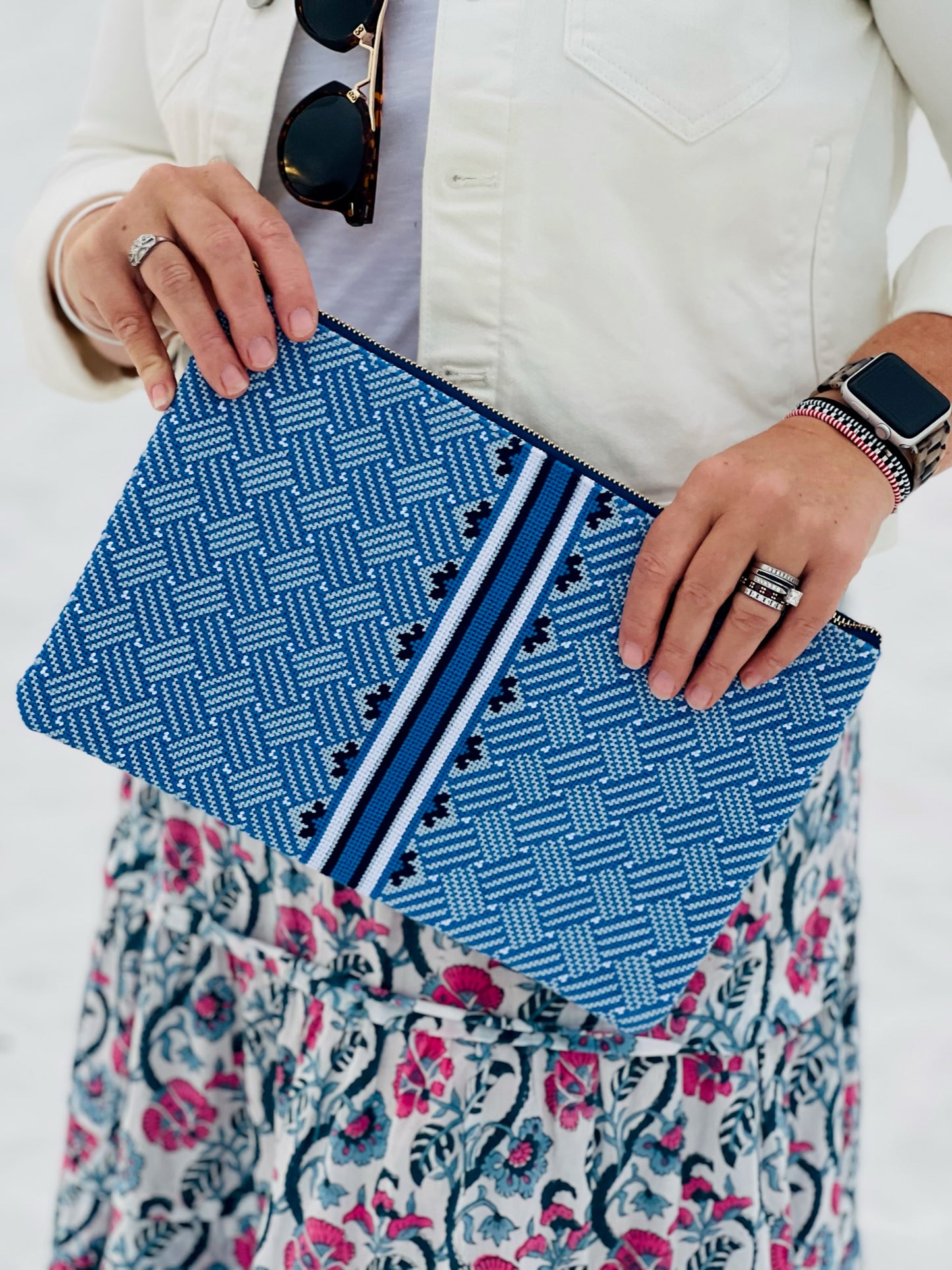 The Jennie Needlepoint Clutch