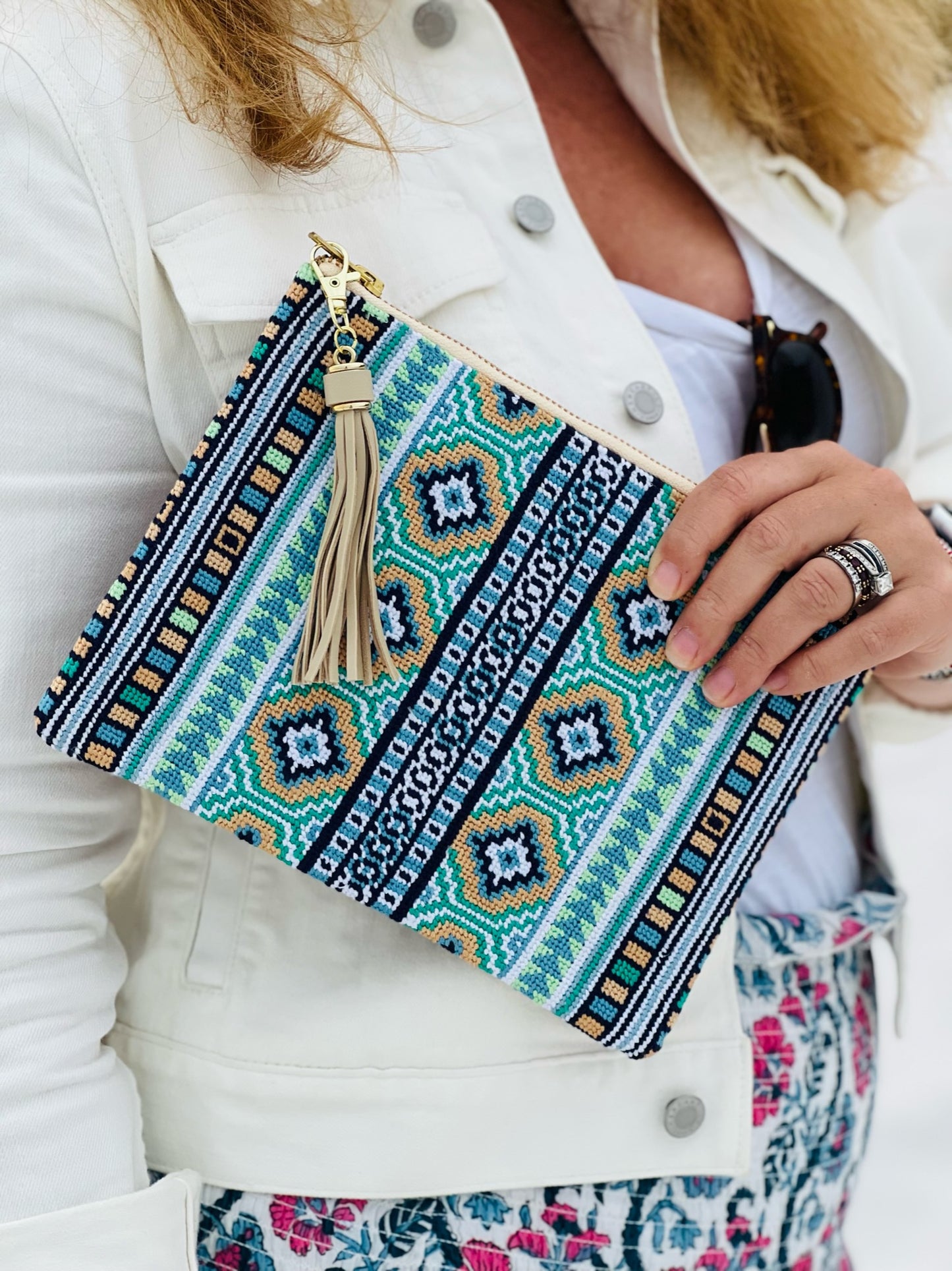 The Jane Needlepoint Clutch