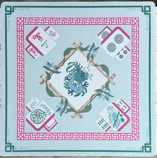 Cushioned Mahjong Mat for Card Table