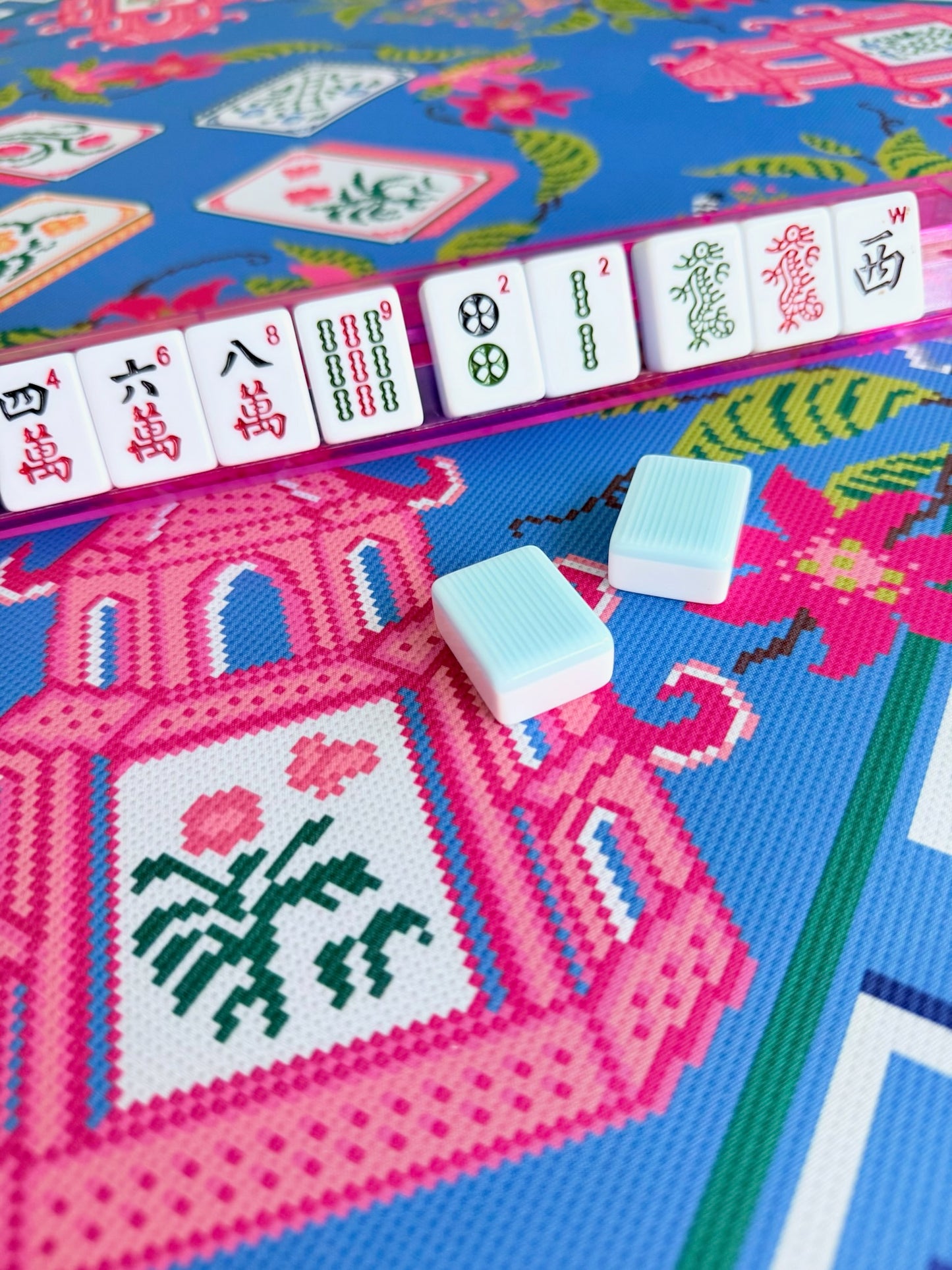 Tropical Monkey Cushioned Mahjong Mat for Card Table